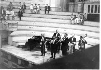 Jazz group performing