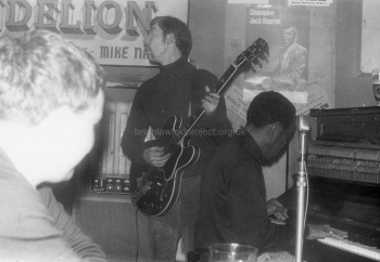 Jack Dupree with musicians at builders club