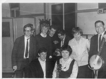 63 Jacquie & Bridie Brian Lawton to Right at The Builders